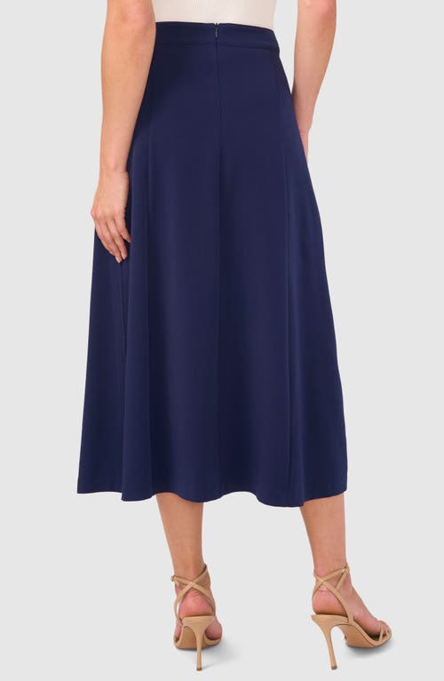 Shop Halogenr Halogen(r) Pleated Midi Skirt In Classic Navy Blue