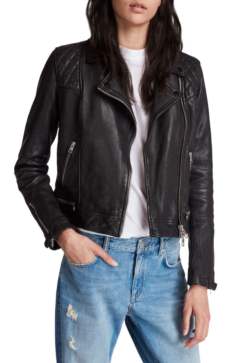 Conroy Leather Biker Jacket