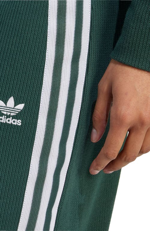 Adidas Originals Adidas Adicolor 3-stripes Knit Midi Skirt In Mineral Green