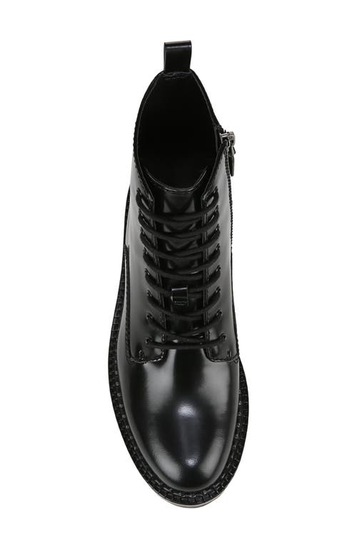 Shop Vince Cabria Lug Water Resistant Lace-up Boot In Black/black