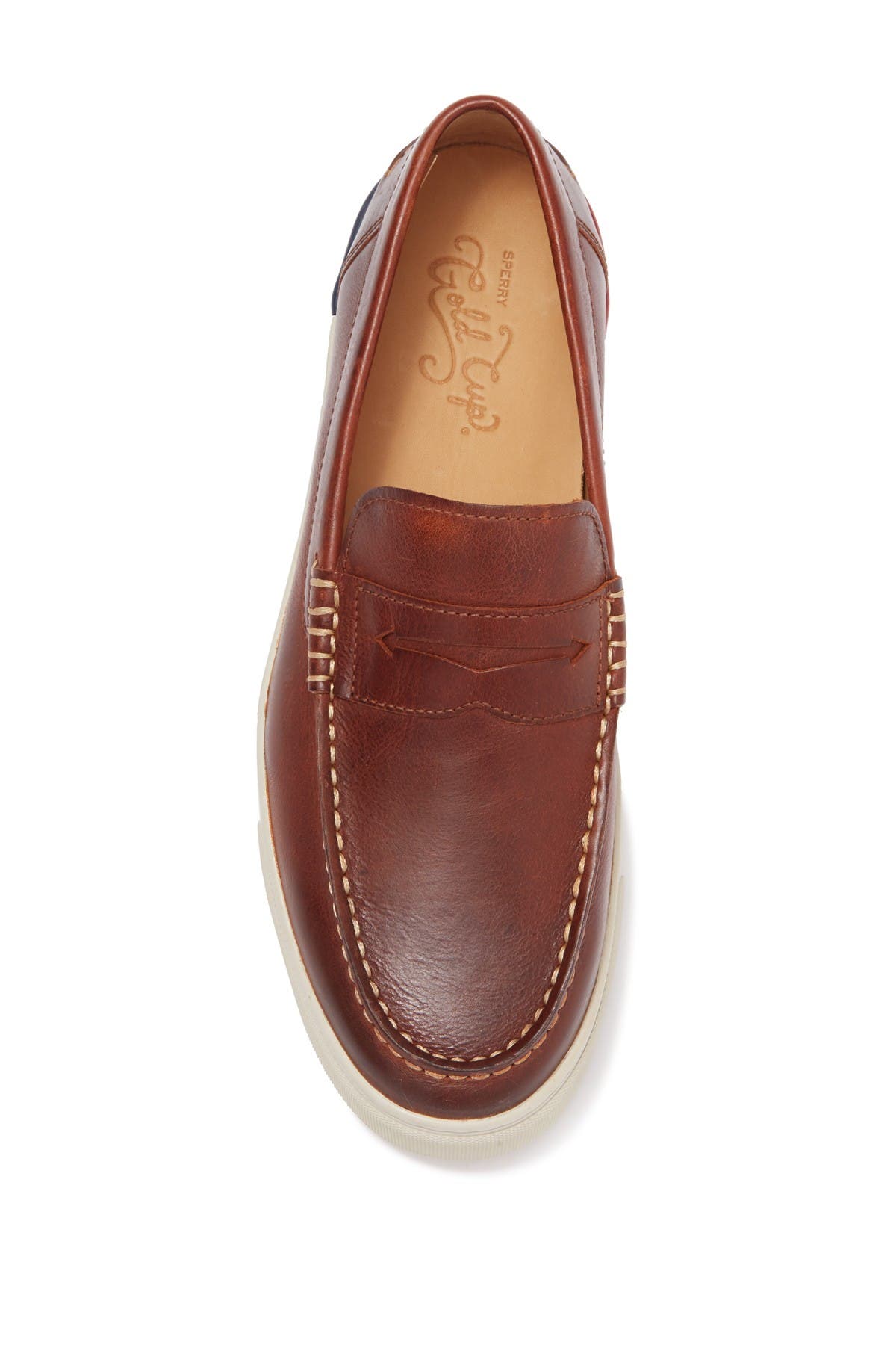 sperry rose gold loafers