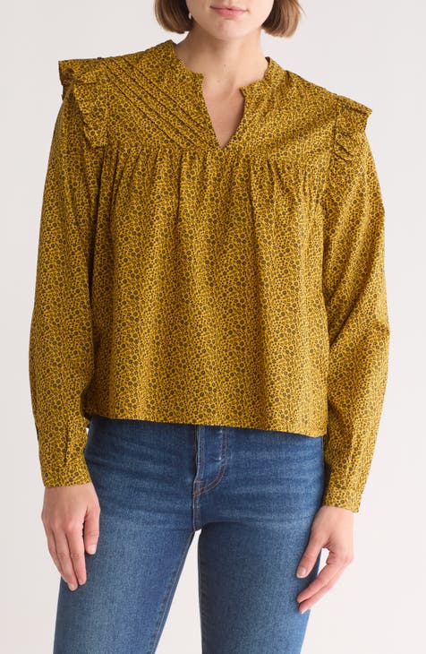 Tilly Floral Ruffle Long Sleeve Top