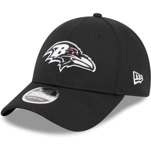 New Era Black Baltimore Ravens Knit Trapper Hat