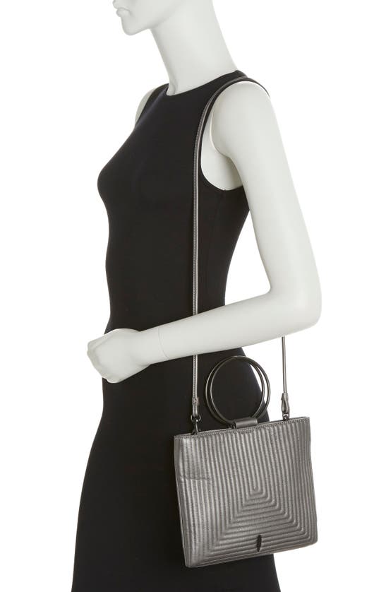 Thacker Le Pouch Crossbody Bag In Pewter