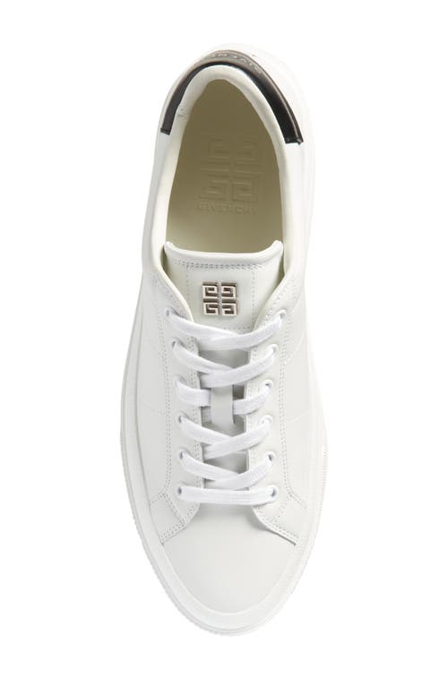 Shop Givenchy City Court Sneaker In White/black