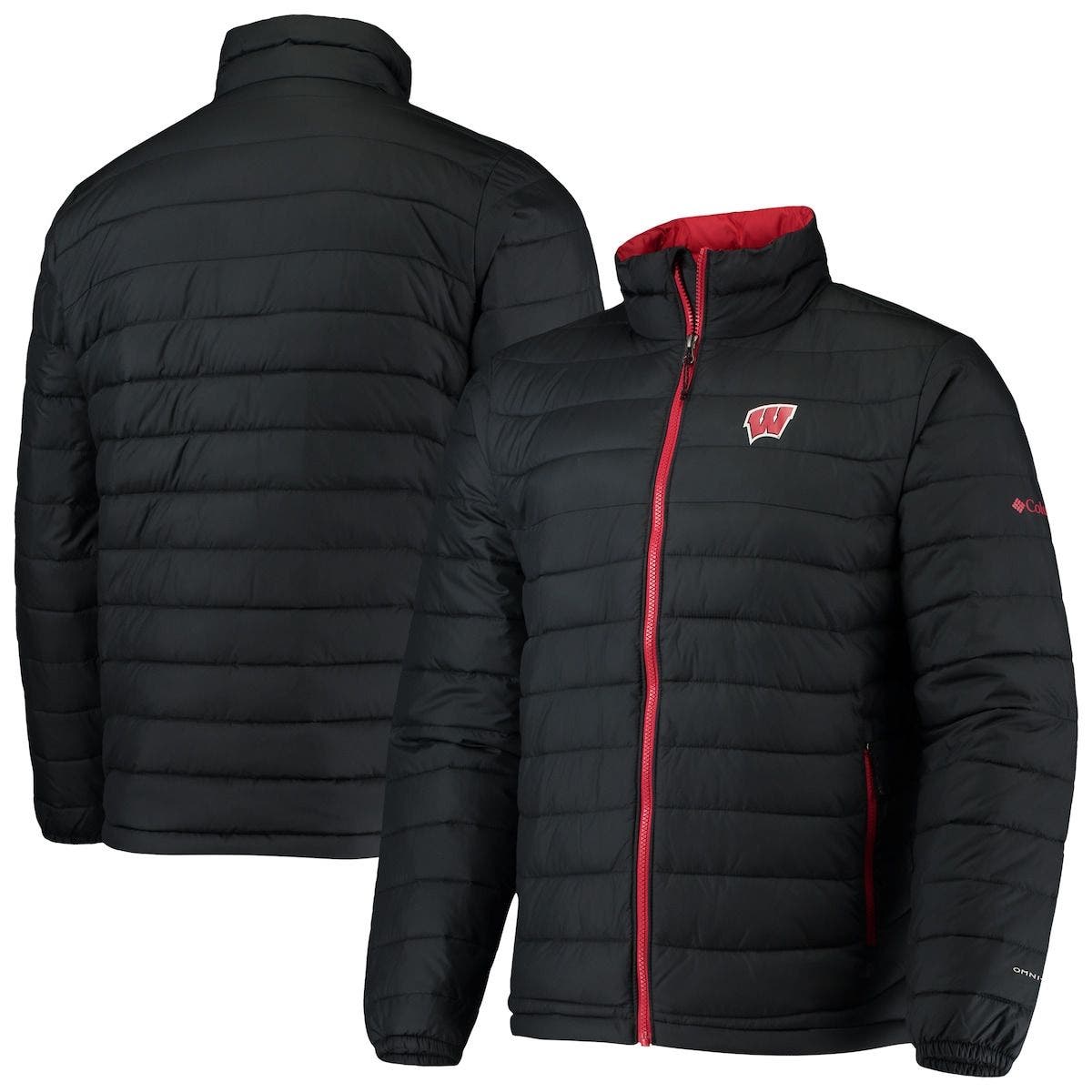 Columbia Men's Columbia Black Wisconsin Badgers Powder Lite OmniHeat
