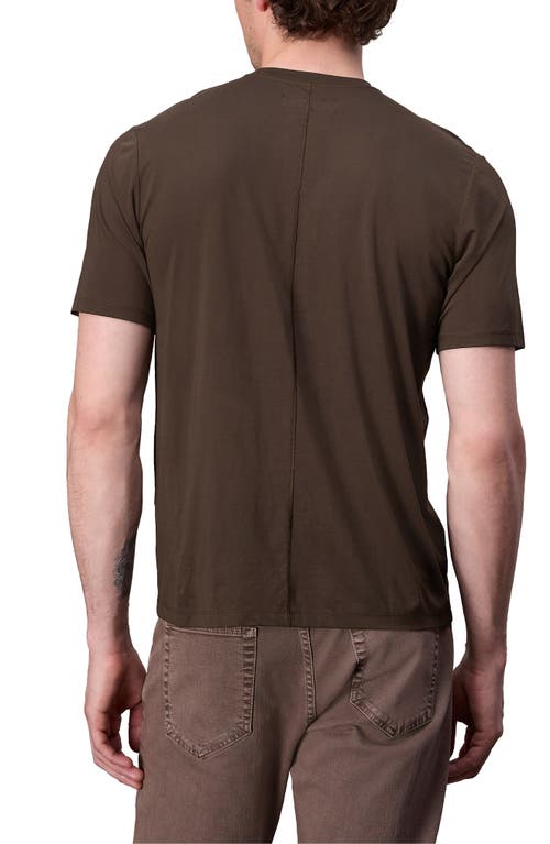 Rag & Bone Tech Jersey T-shirt In Slatebrown