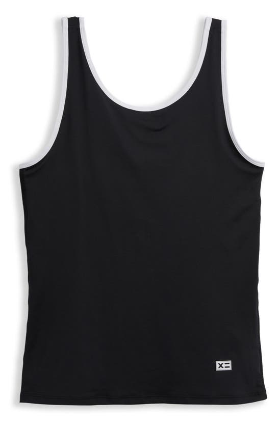 Shop Tomboyx High Tide Tankini Top In Black Novelty