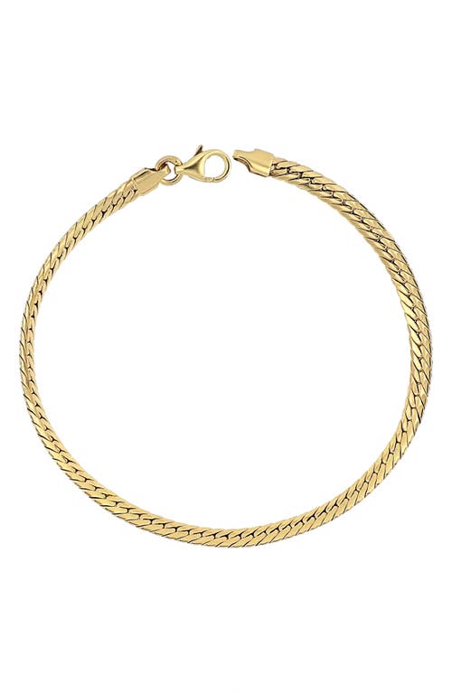 Bony Levy Men's 14K Gold Snake Chain Bracelet in 14K Yellow Gold at Nordstrom, Size 7.5
