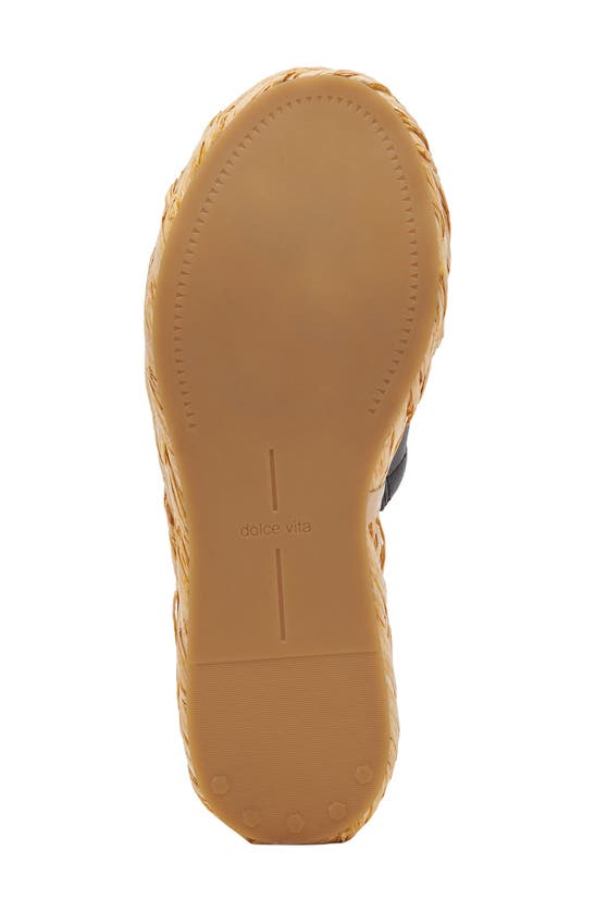 Shop Dolce Vita Chavi Platform Slide Sandal In Black Leather