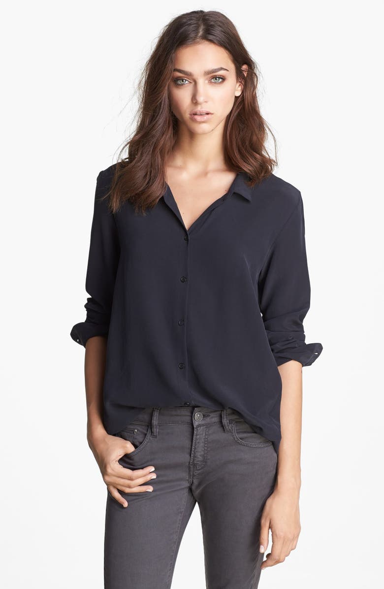 The Kooples Button Front Silk Shirt | Nordstrom