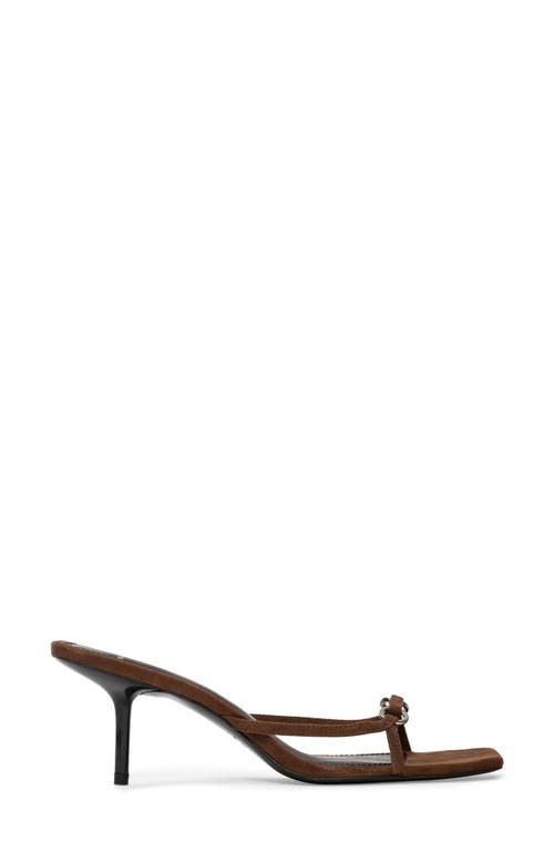 Shop Black Suede Studio Frankie 65 Sandal In Brown