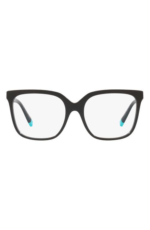 Tiffany & Co. 54mm Square Optical Glasses in Black at Nordstrom