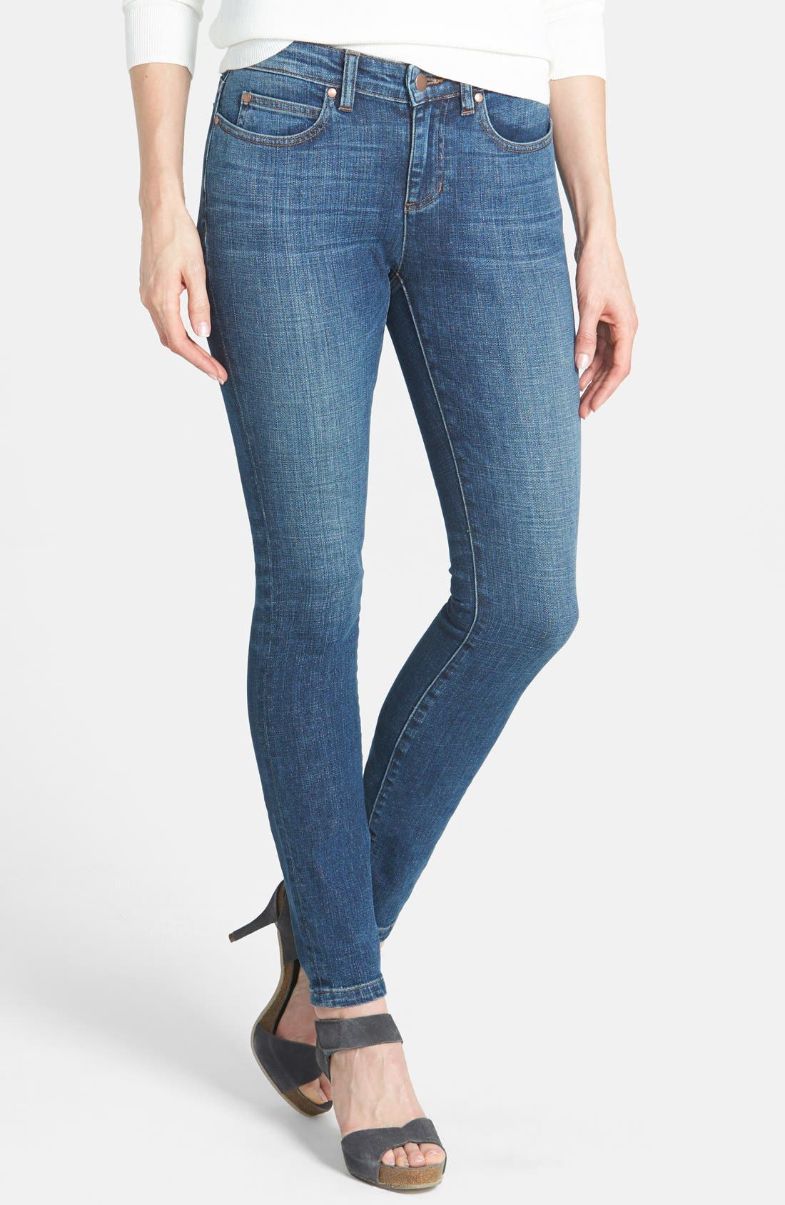 Eileen Fisher The Fisher Project Organic Cotton Denim Skinny Jeans