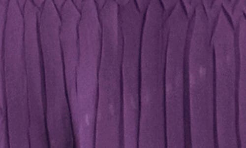 Shop Komarov Tiered Chiffon & Charmeuse Cocktail Dress In Plum