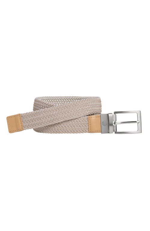 Johnston & Murphy Reversible Stretch Belt In Neutral