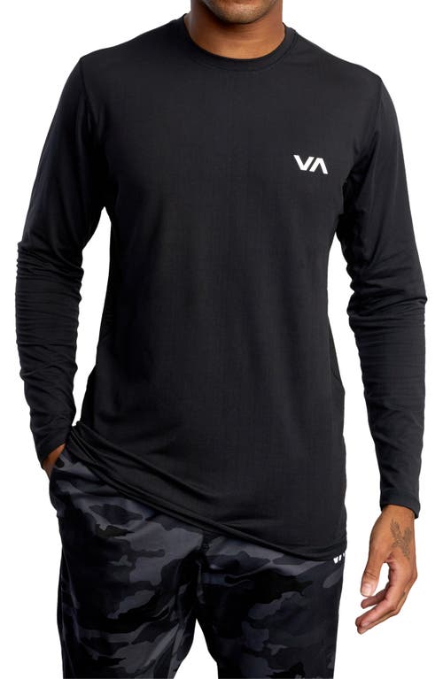 RVCA Men's Sport Vent Long Sleeve T-Shirt in Black at Nordstrom, Size Xx-Large