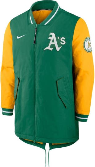 Oakland Athletics Nike Youth Authentic Collection Fleece Performance Pullover  Hoodie - Green