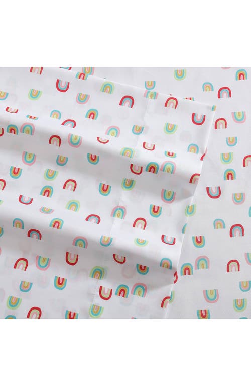 Eddie Bauer Sunnyvale Rainbow Sheet Set In White
