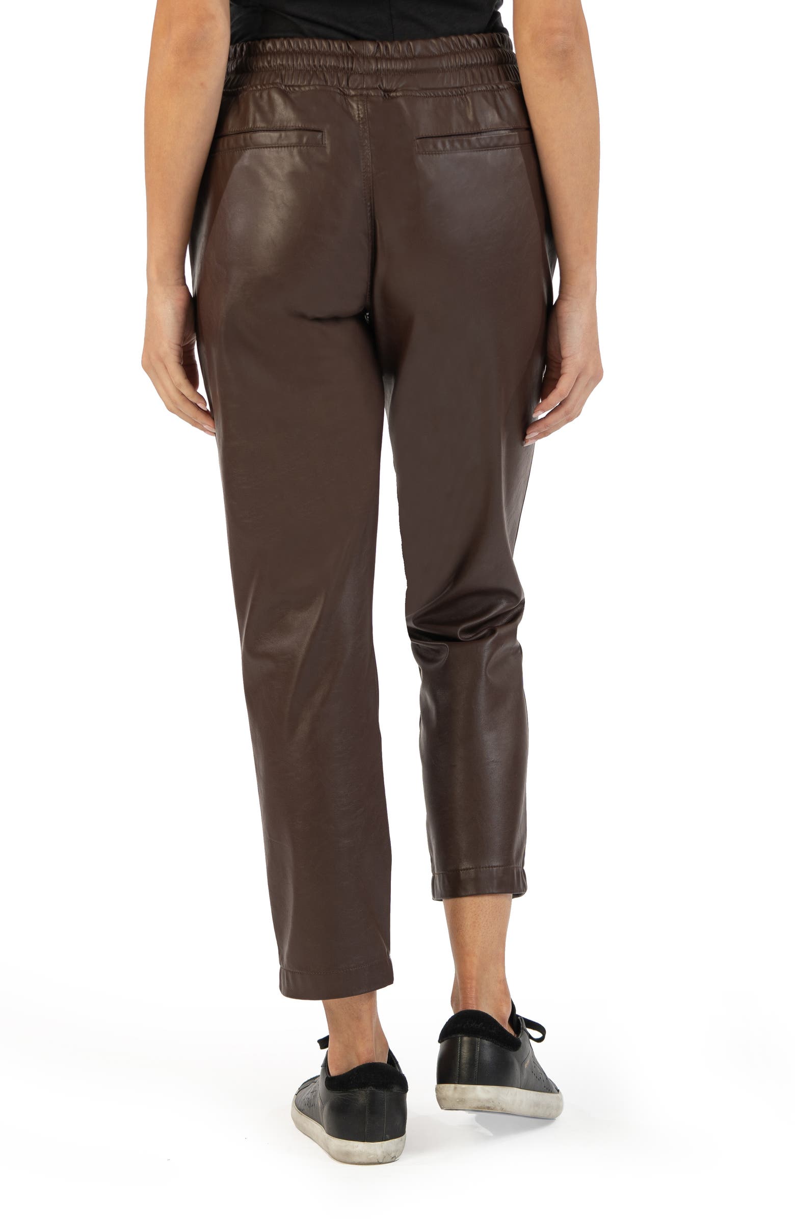 KUT from the Kloth Alanna Drawstring Coated Pants | Nordstrom