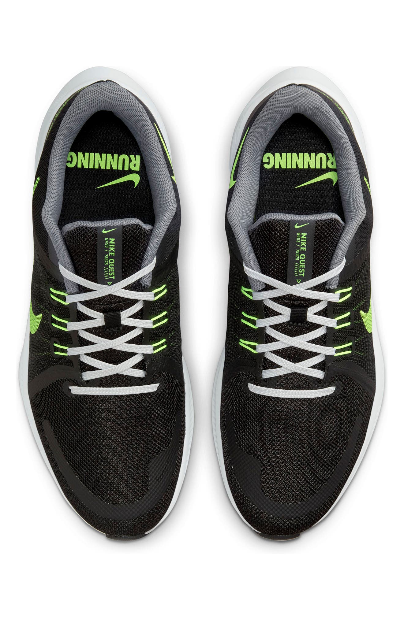 nike quest grey volt