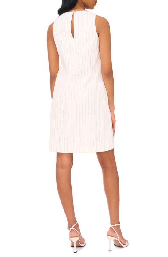 Shop Halogen Sleeveless Linen Blend A-line Dress In New Ivory