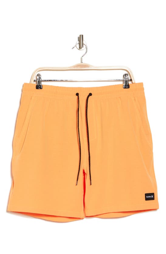 Shop Hurley Phantom Zuma Ii 18" Volley Shorts In Totally Orange