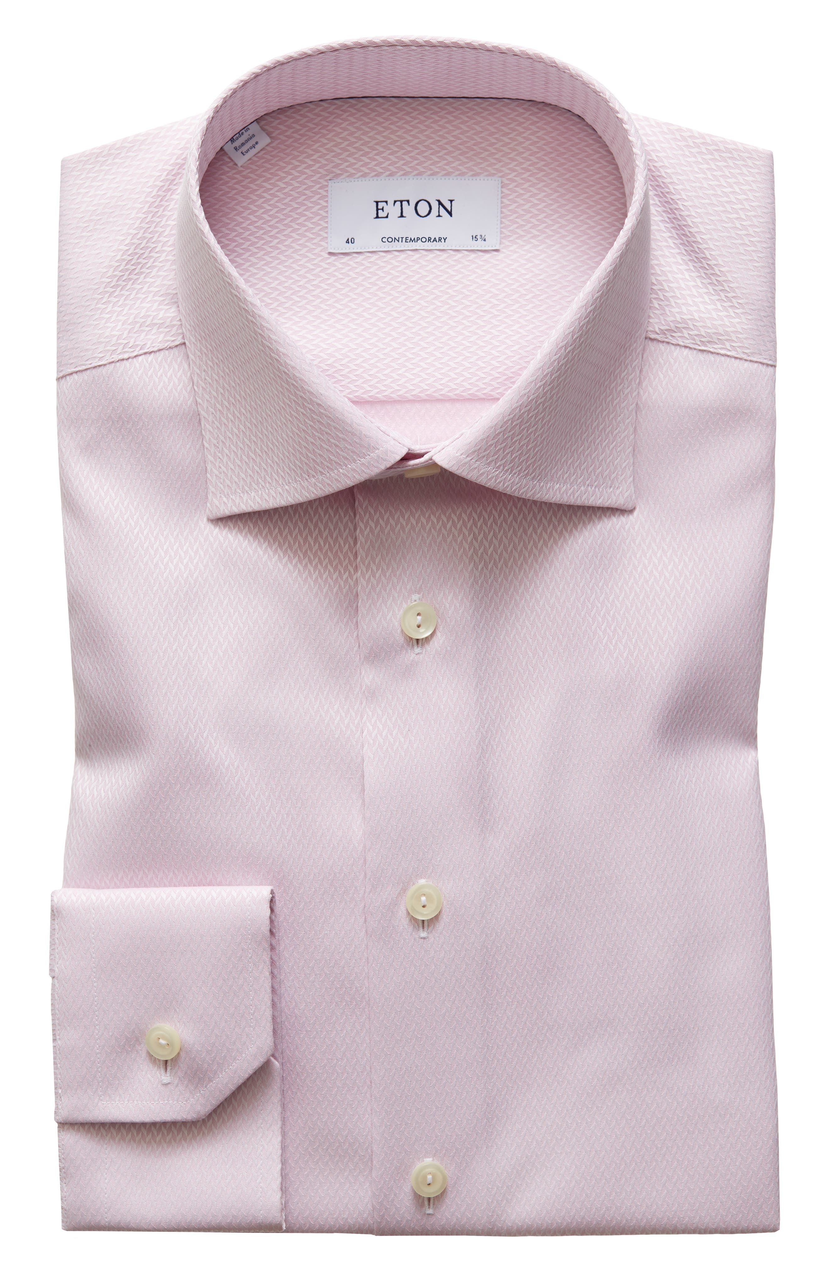 Eton Contemporary Fit Solid Dress Shirt Nordstrom