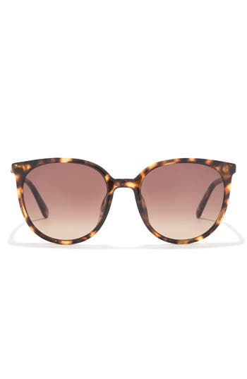 Shop Kate Spade New York Jolene 55mm Round Sunglasses In Havana/brown Sf