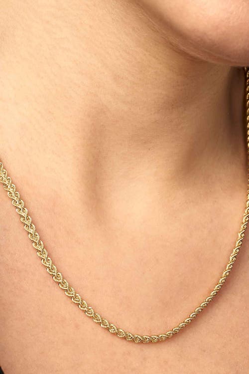 Shop Oradina 14k Yellow Gold Roman Double Rope Necklace