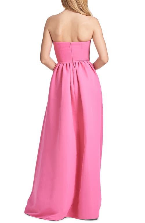 Shop Sachin & Babi Isabeau Strapless Gown In Shocking Pink