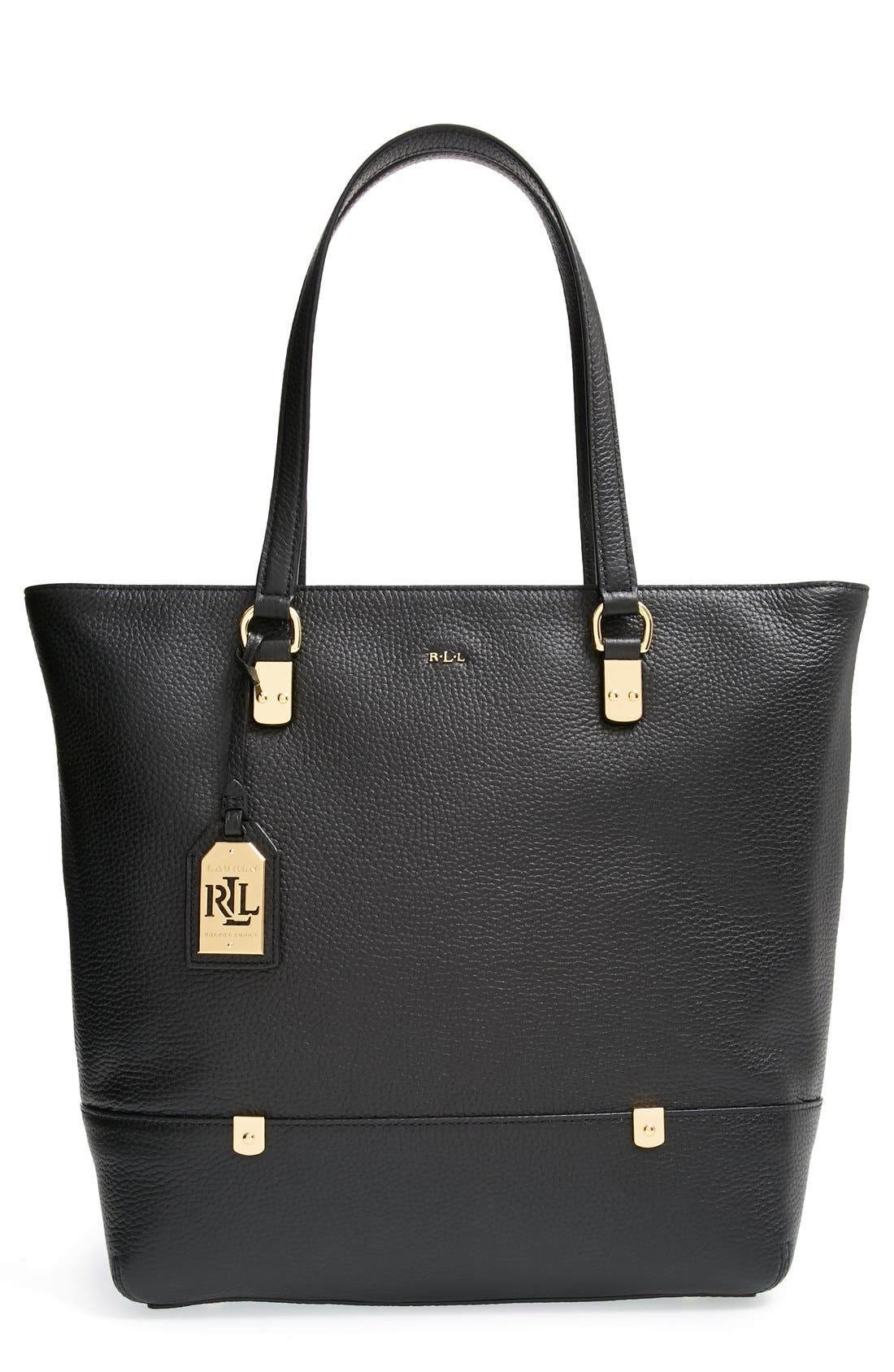 Lauren Ralph Lauren Leather Tote Nordstrom