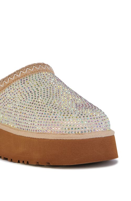 Azalea Wang Daviat Studded Platform Slipper In White