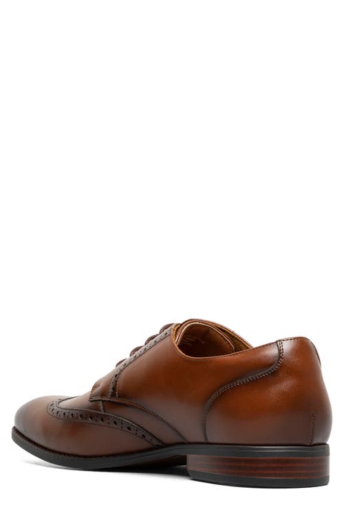 Stacy Adams Nichols Wingtip Derby In Cognac
