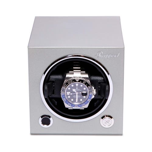 Shop Rapport London Evolution Single Watch Winder In Silver