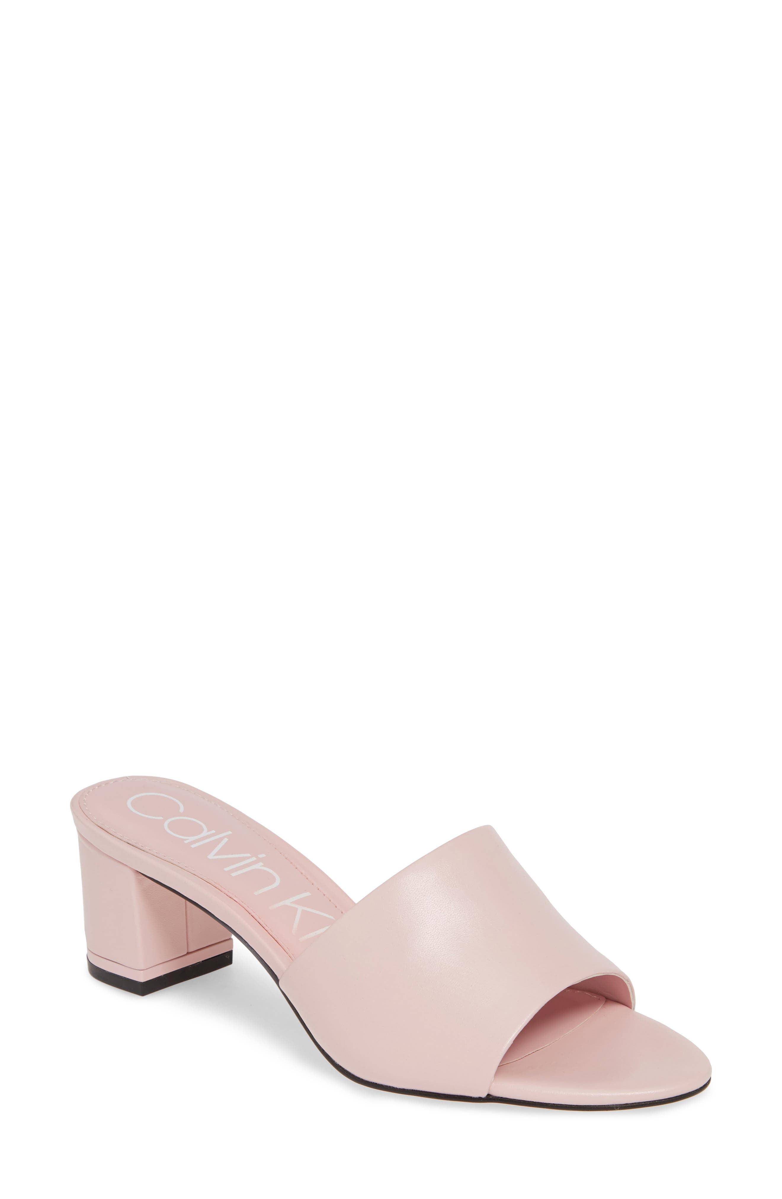 Calvin Klein Noelly Slide Sandal- Pink