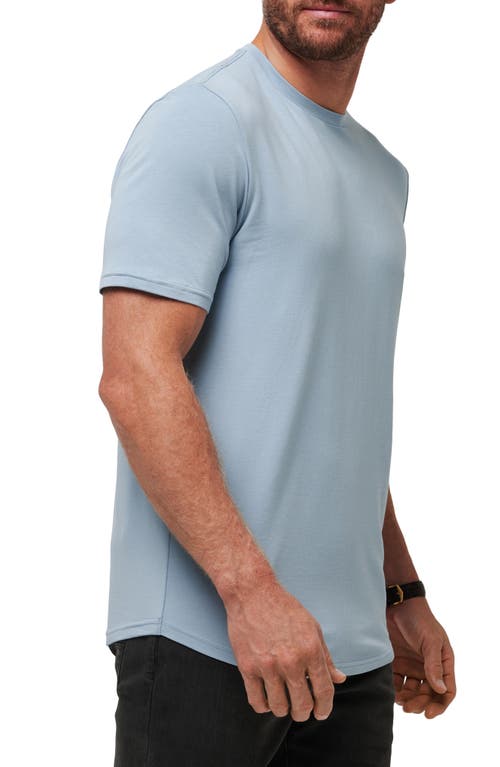 Shop Travismathew Cloud Crewneck T-shirt In Dusty Blue