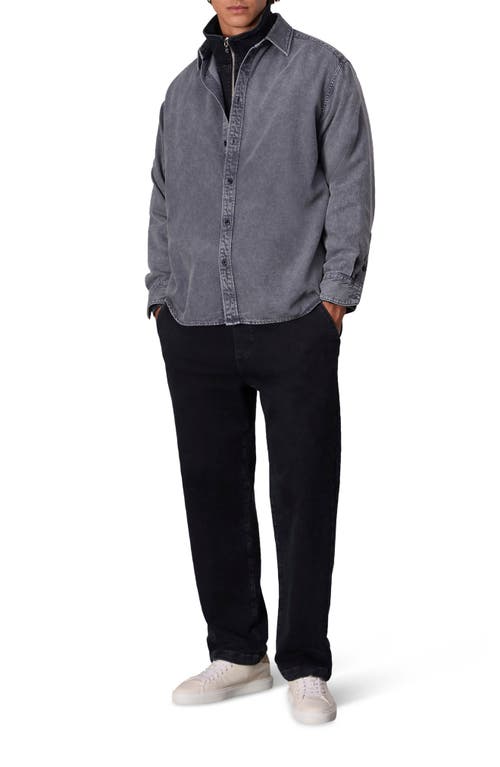 Shop Rag & Bone Matthew Denim Button-up Shirt In Aged Indigo