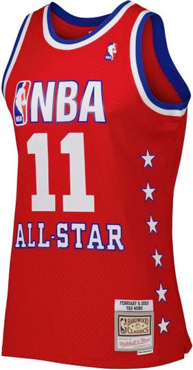 Yao Ming Western Conference Mitchell & Ness 2003 All Star Game Swingman  Jersey - Red