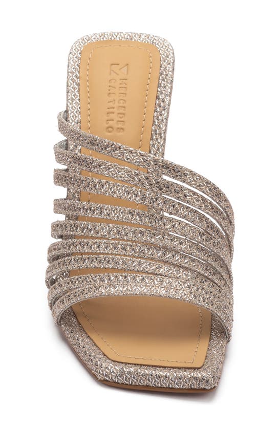Mercedes Castillo Cecilia Wedge Sandal In Platinum | ModeSens