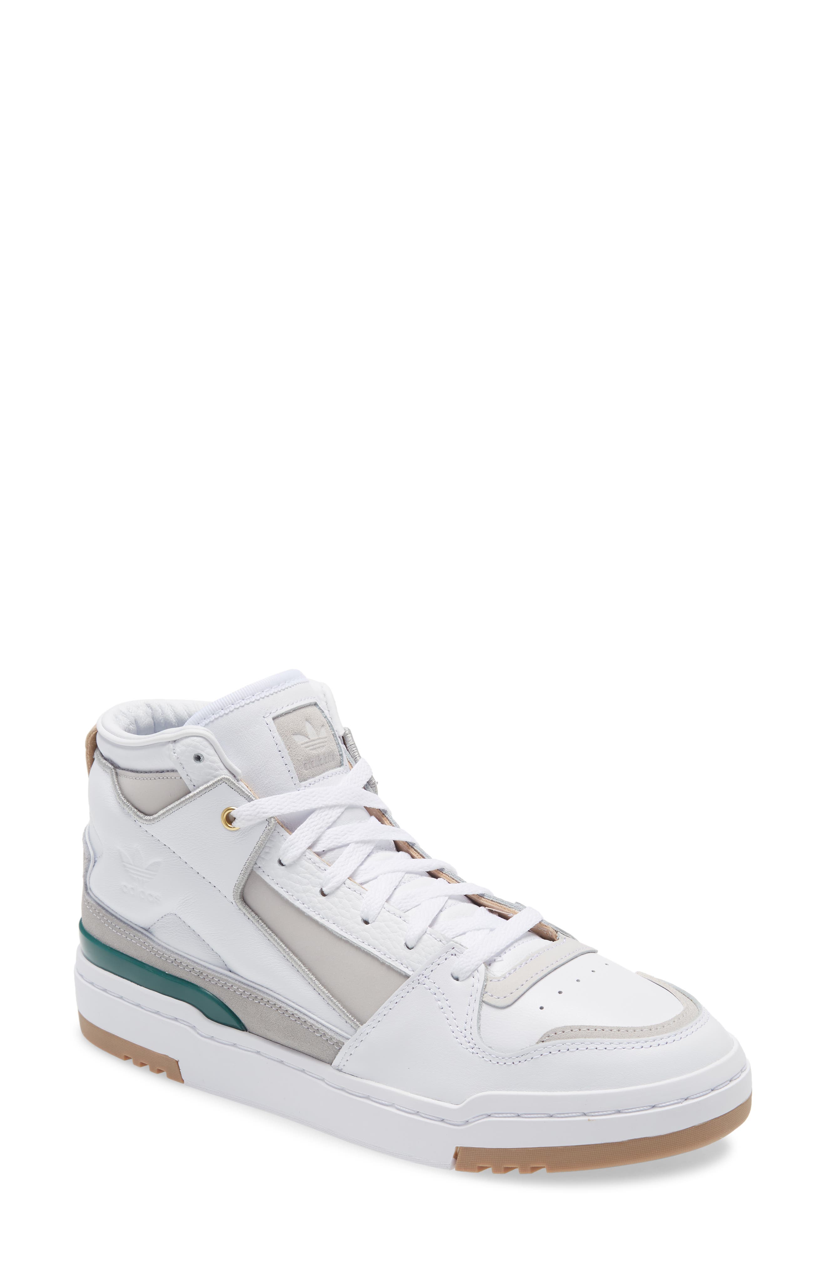 adidas white high neck shoes