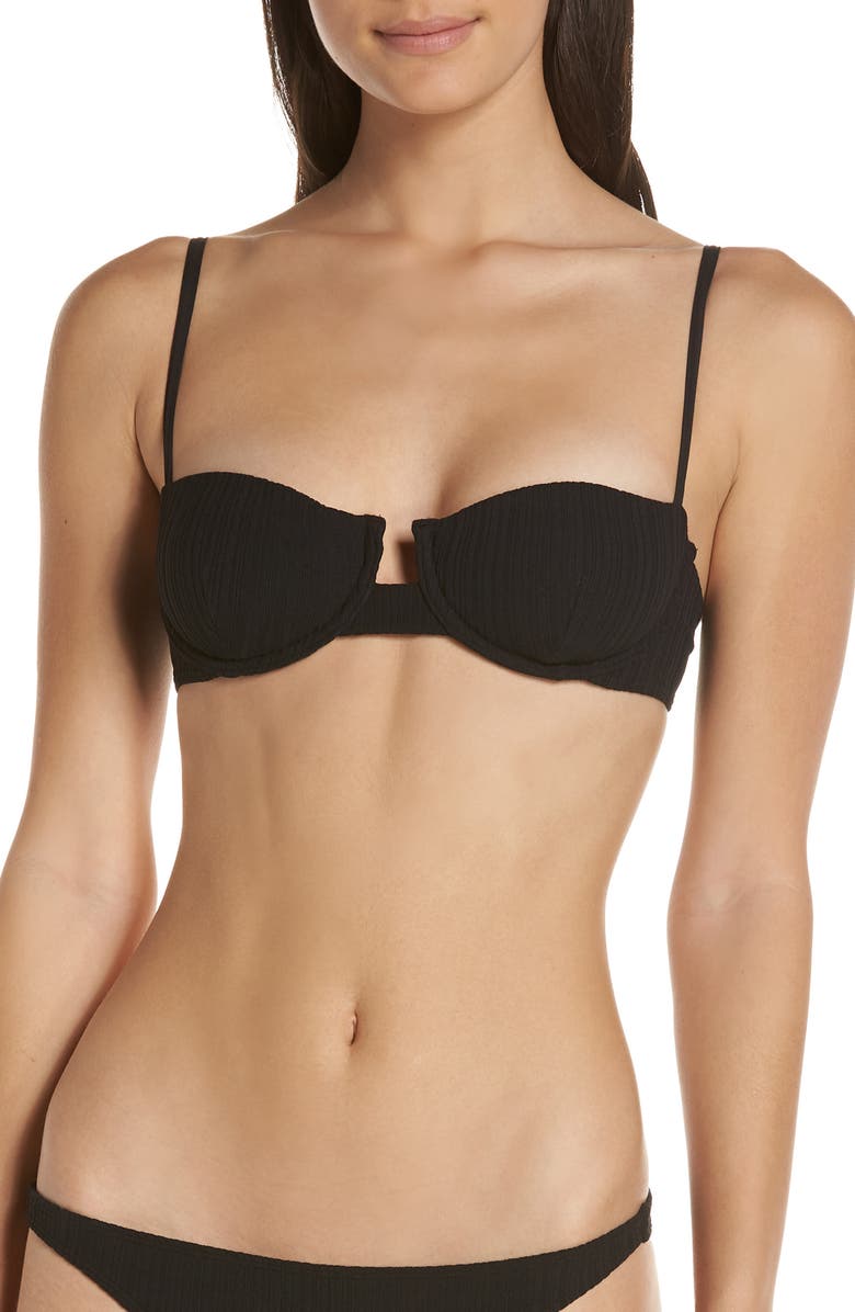 Onia Dalia Underwire Bikini Top, Main, color, 