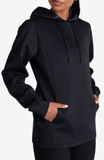 Lole Spacer Tunic Hoodie In Black Beauty