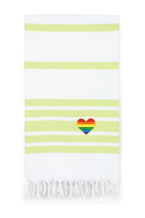 Calvin Klein beach towel - royal pink