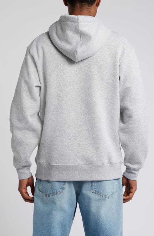 Bp. Fleece Hoodie In Grey Soft Heather