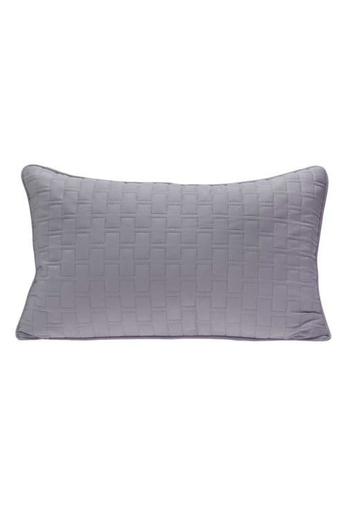 BedVoyage Quilted Throw Pillow in Platinum at Nordstrom