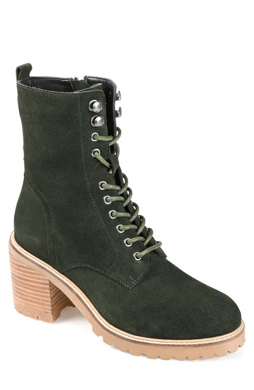 Journee Signature Malle Lace-Up Boot at Nordstrom,