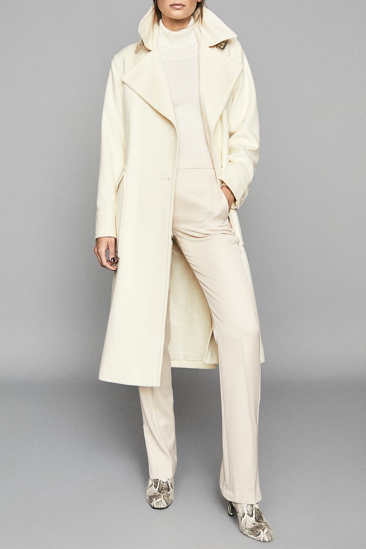 reiss darcie twill trench coat