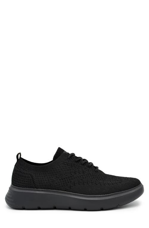 Delo Go Green Mesh Sneaker In Black/black