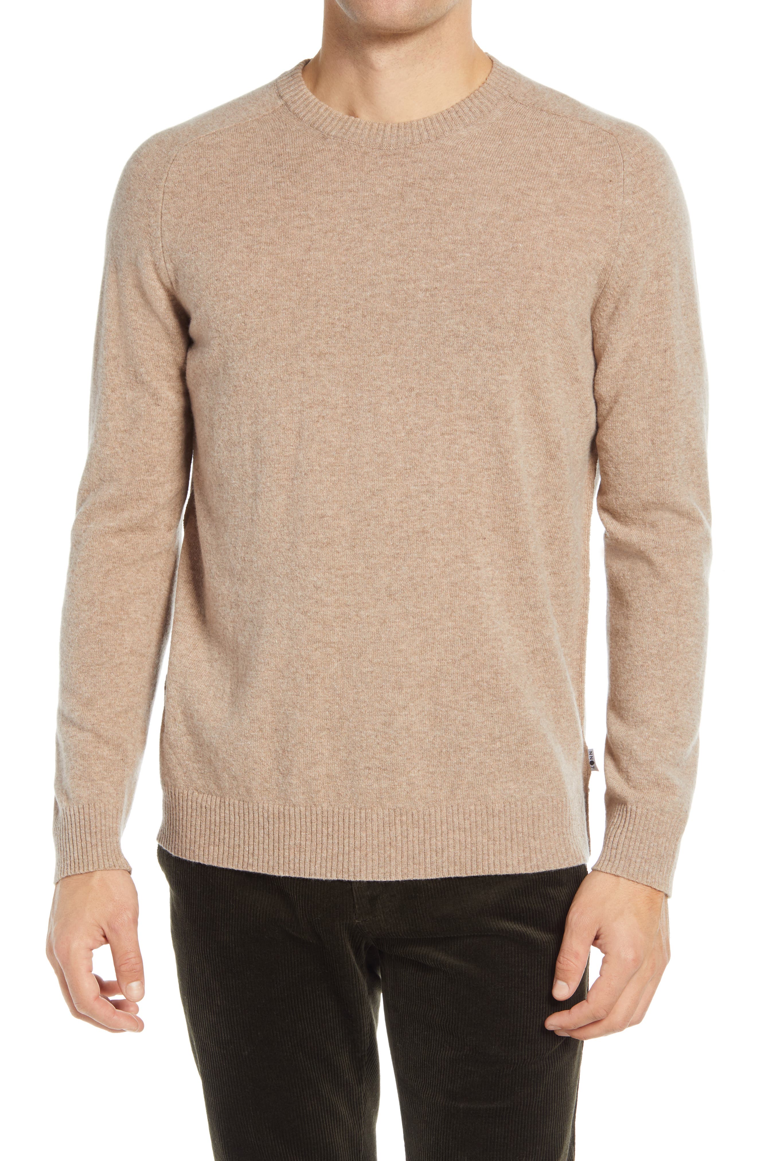 Nn07 Edward 6333 Lambswool Crewneck Sweater In Desert